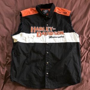 Harley Davidson vest and tank